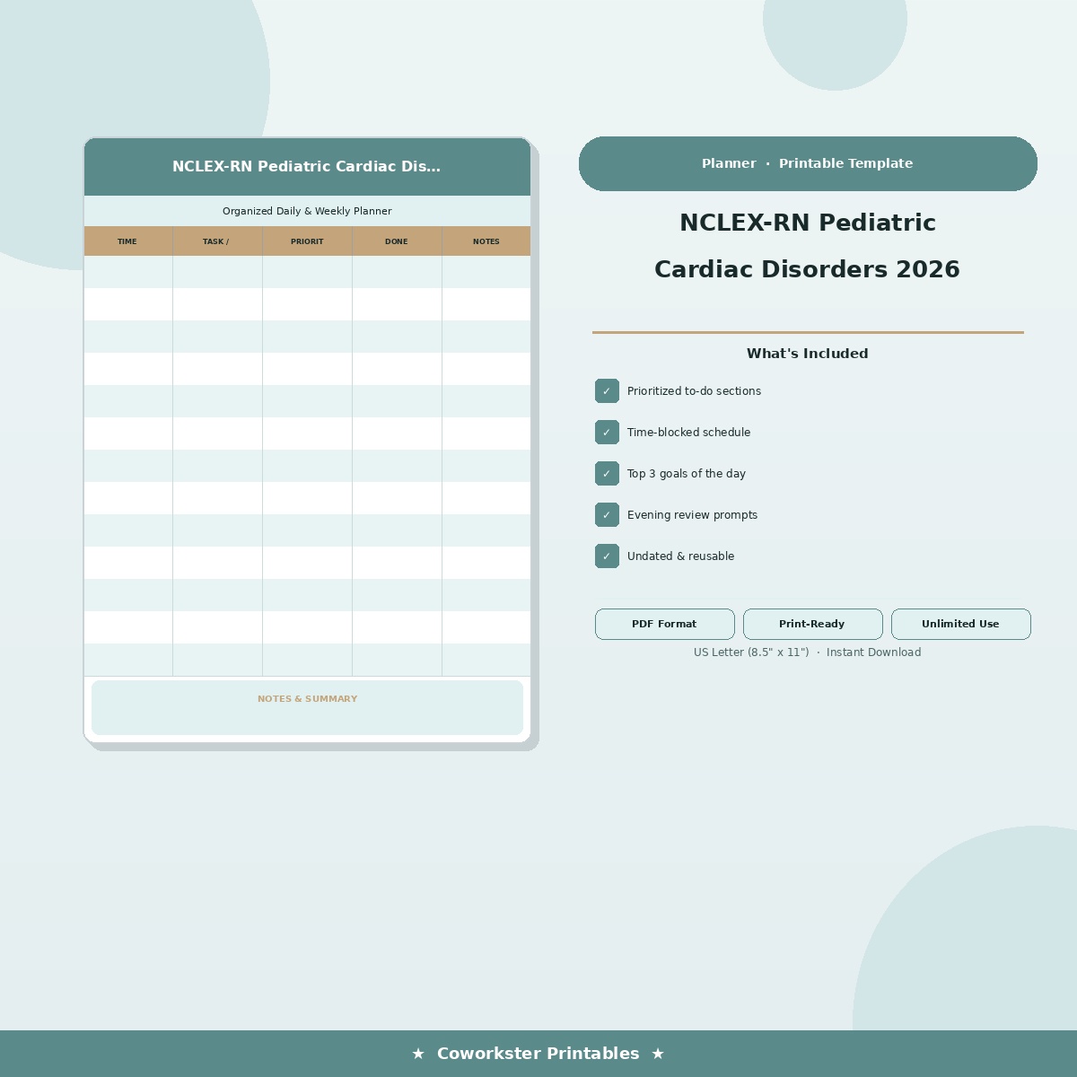 NCLEX-RN Pediatric Cardiac Disorders 2026