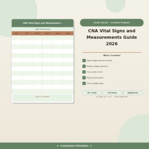 CNA Vital Signs and Measurements Guide 2026