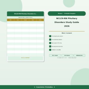 NCLEX-RN Pituitary Disorders Study Guide 2026