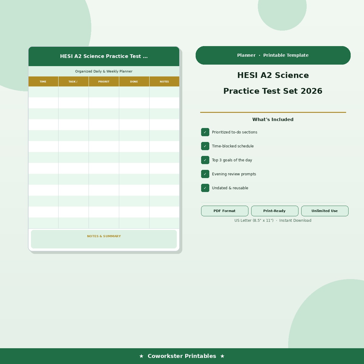HESI A2 Science Practice Test Set 2026