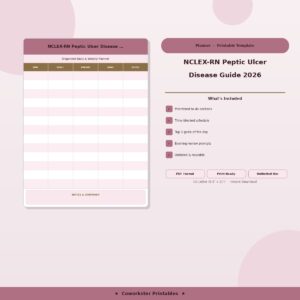 NCLEX-RN Peptic Ulcer Disease Guide 2026