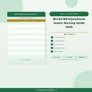 NCLEX-RN Myasthenia Gravis Nursing Guide 2026