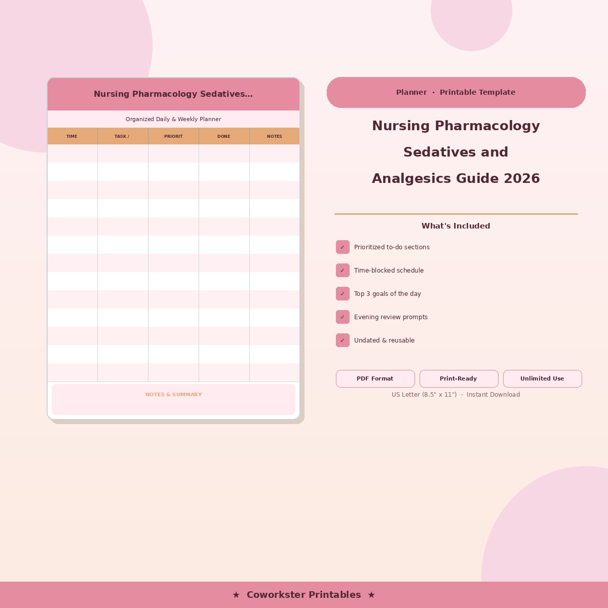 Nursing Pharmacology Sedatives and Analgesics Guide 2026