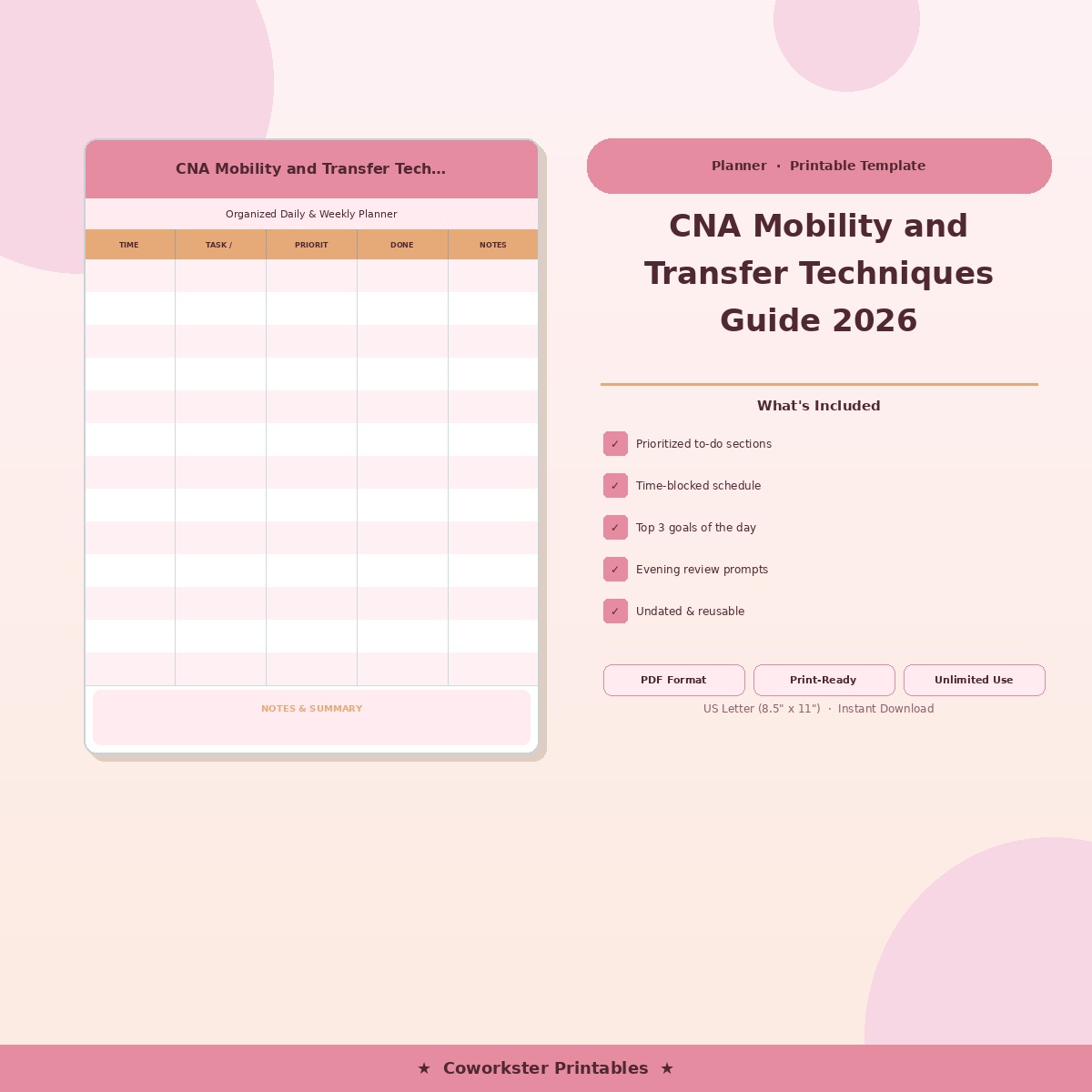 CNA Mobility and Transfer Techniques Guide 2026