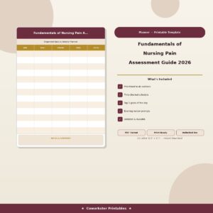 Fundamentals of Nursing Pain Assessment Guide 2026