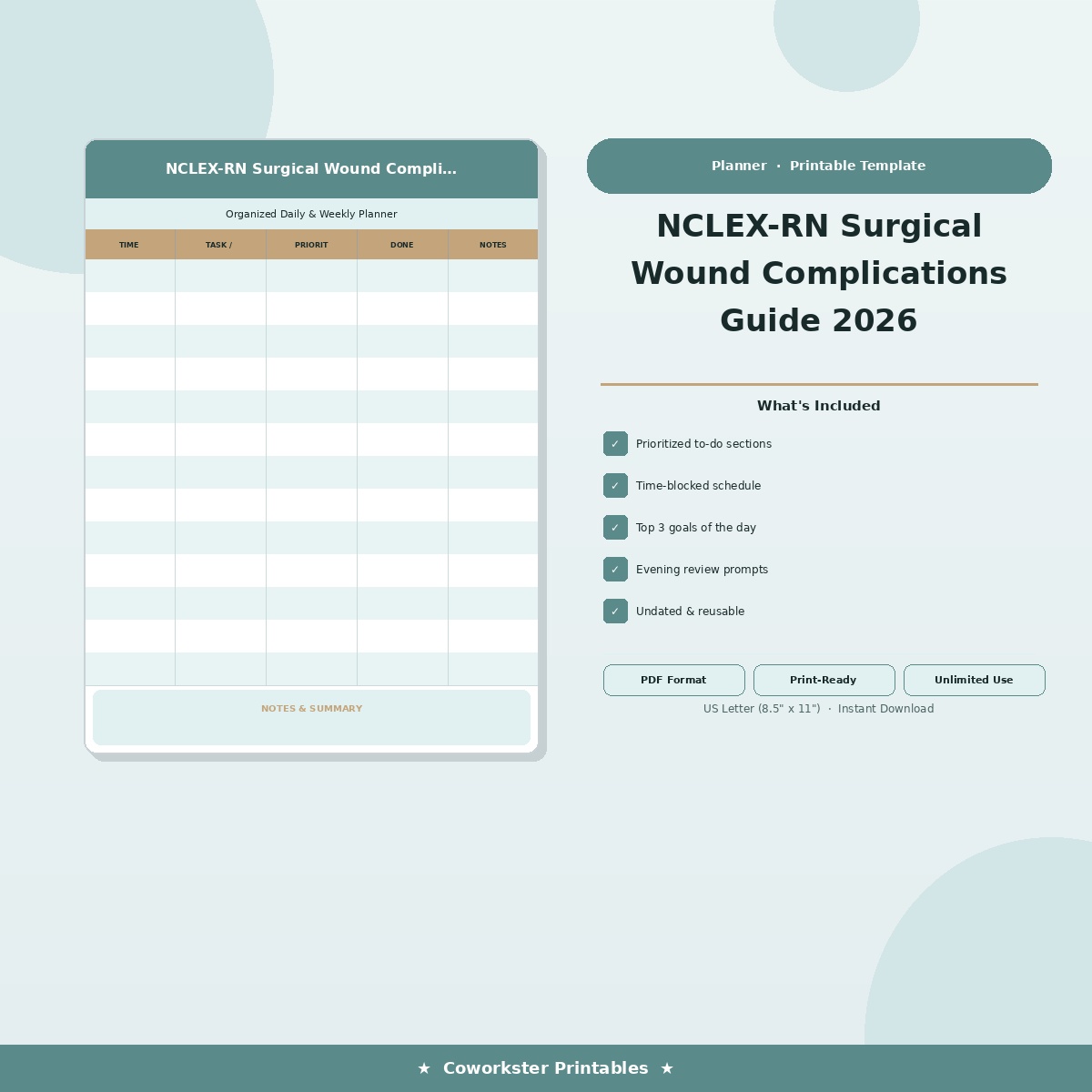 NCLEX-RN Surgical Wound Complications Guide 2026