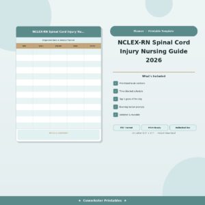 NCLEX-RN Spinal Cord Injury Nursing Guide 2026