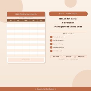 NCLEX-RN Atrial Fibrillation Management Guide 2026