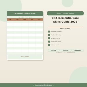 CNA Dementia Care Skills Guide 2026