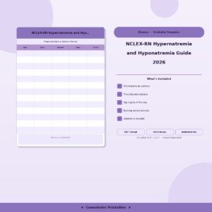 NCLEX-RN Hypernatremia and Hyponatremia Guide 2026