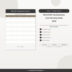 NCLEX-RN Tracheostomy Care Nursing Guide 2026