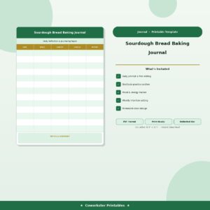 Sourdough Bread Baking Journal