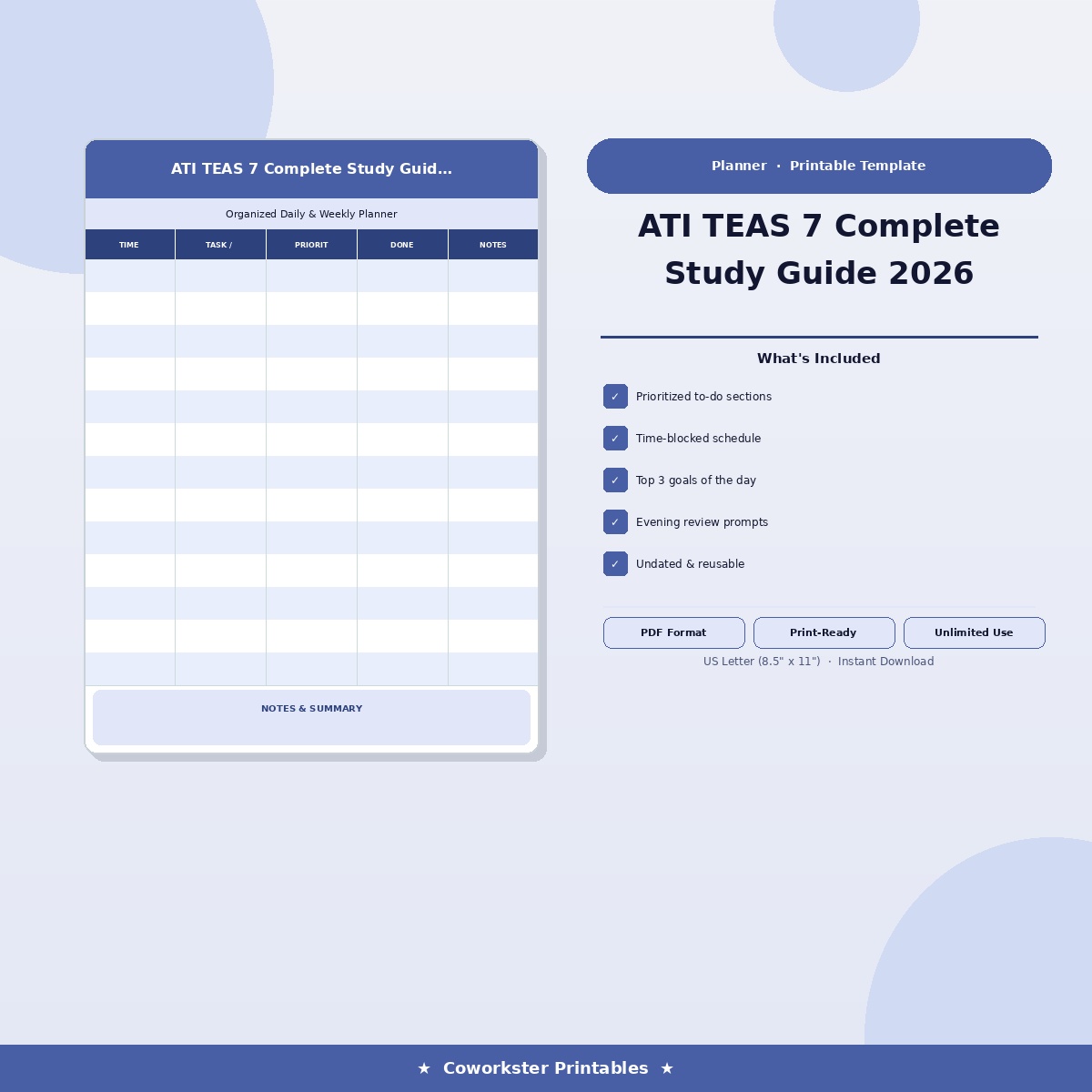 ATI TEAS 7 Complete Study Guide 2026