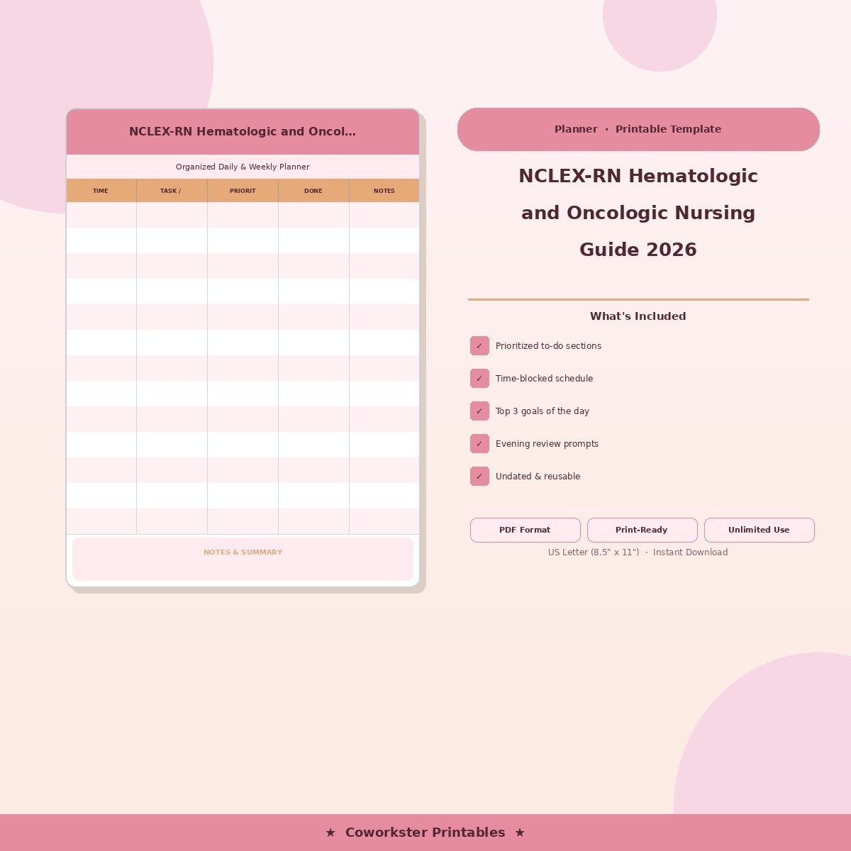 NCLEX-RN Hematologic and Oncologic Nursing Guide 2026