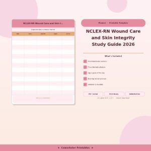 NCLEX-RN Wound Care and Skin Integrity Study Guide 2026