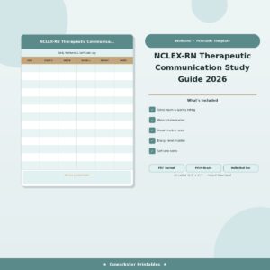 NCLEX-RN Therapeutic Communication Study Guide 2026