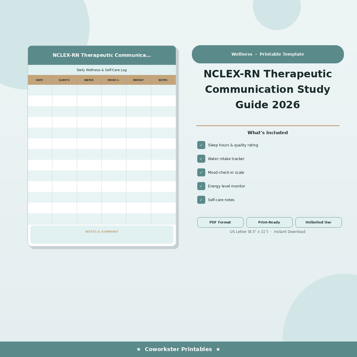 NCLEX-RN Therapeutic Communication Study Guide 2026