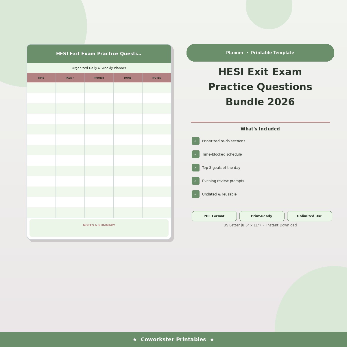 HESI Exit Exam Practice Questions Bundle 2026