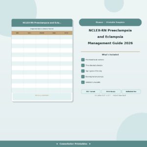 NCLEX-RN Preeclampsia and Eclampsia Management Guide 2026