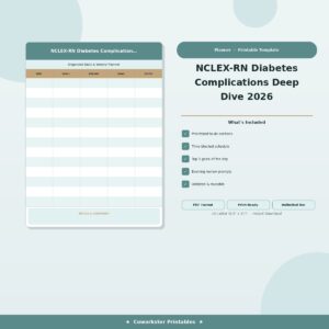 NCLEX-RN Diabetes Complications Deep Dive 2026