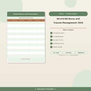 NCLEX-RN Burns and Trauma Management 2026