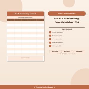 LPN LVN Pharmacology Essentials Guide 2026