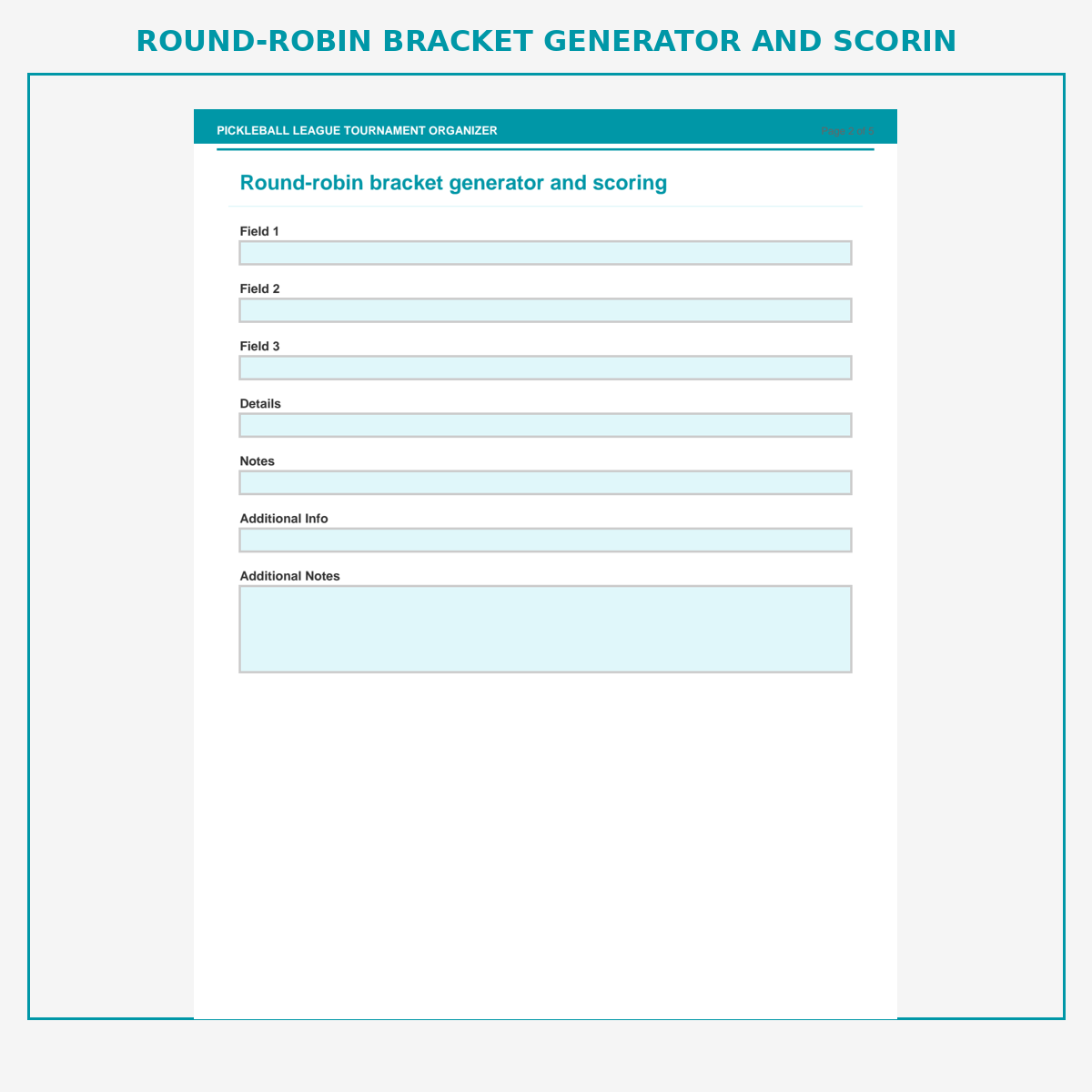 Pickleball League Tournament Organizer - Image 3