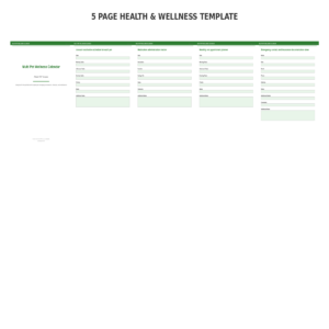 Multi Pet Wellness Calendar