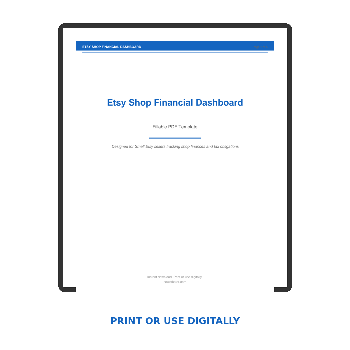 Etsy Shop Financial Dashboard - Image 6