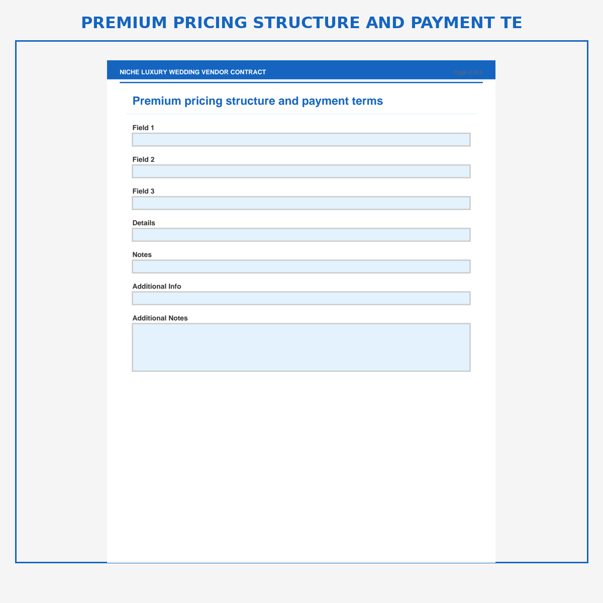 Niche Luxury Wedding Vendor Contract - Image 2