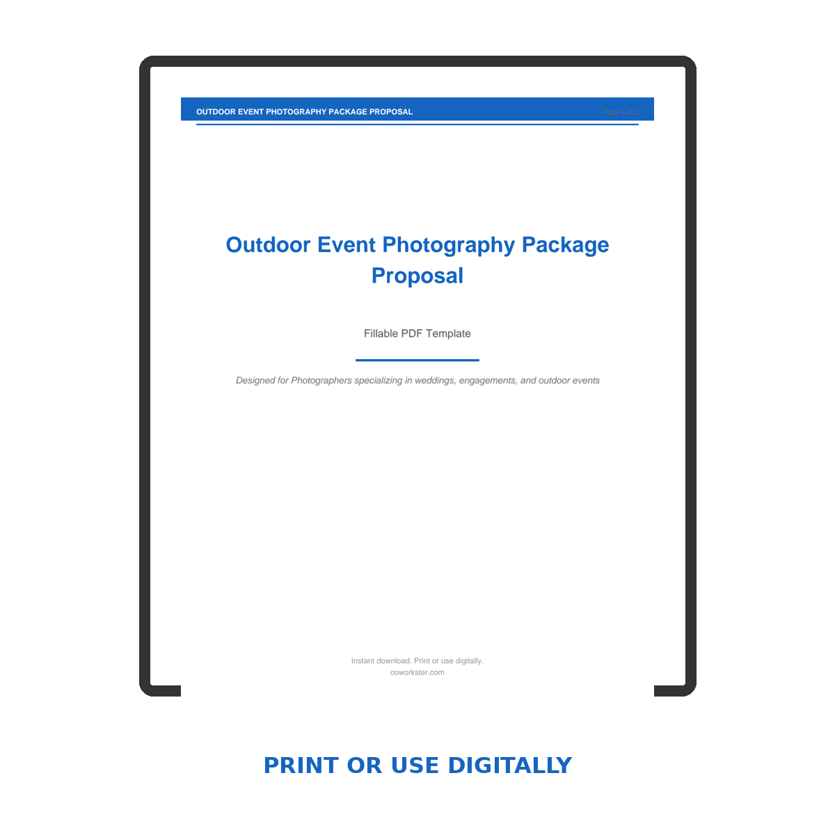 Outdoor Event Photography Package Proposal - Image 6