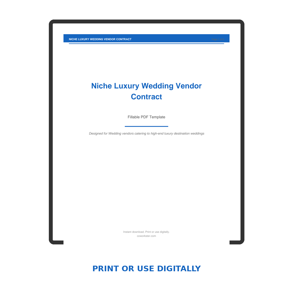 Niche Luxury Wedding Vendor Contract - Image 6