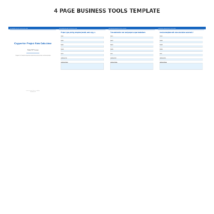 Copywriter Project Rate Calculator