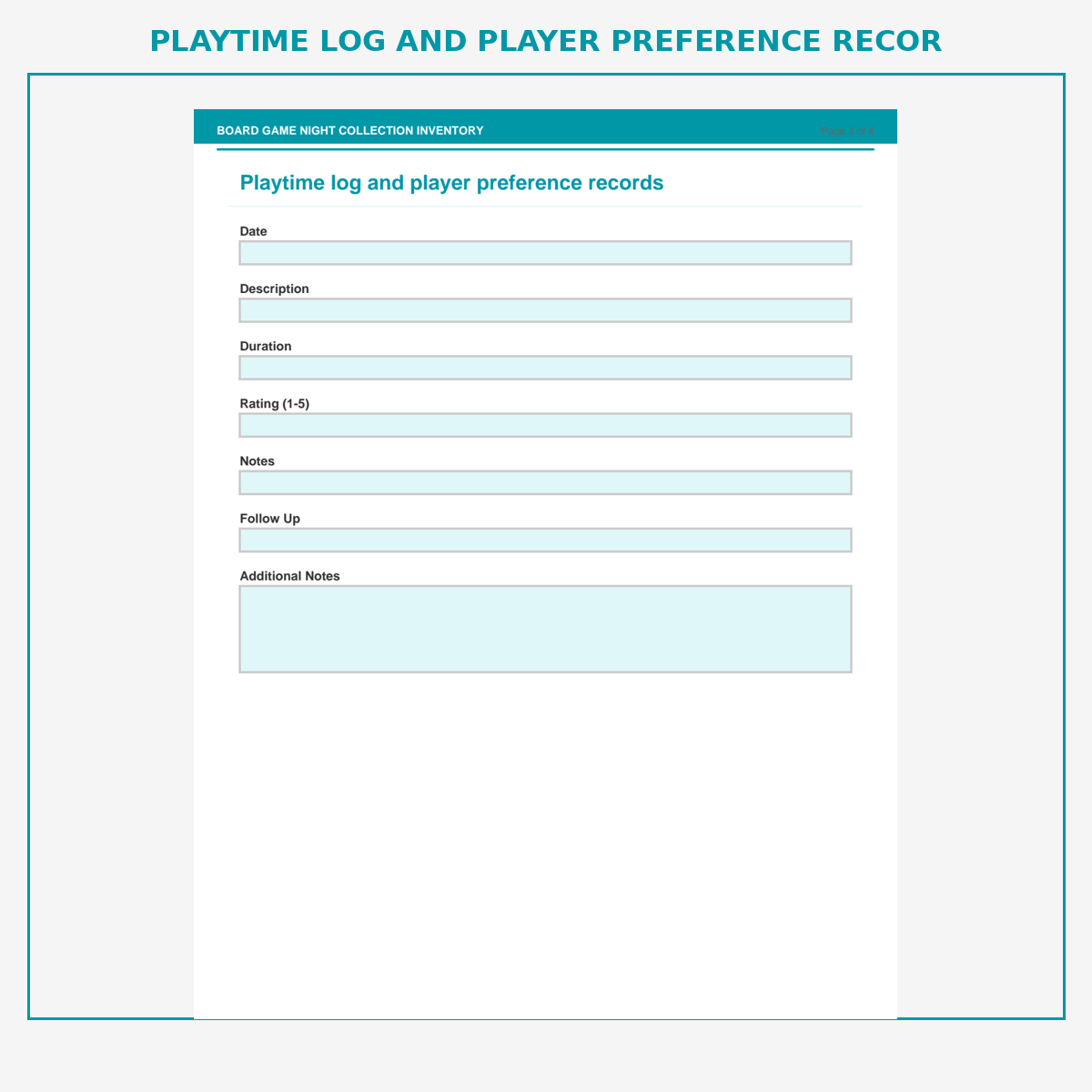 Board Game Night Collection Inventory - Image 4