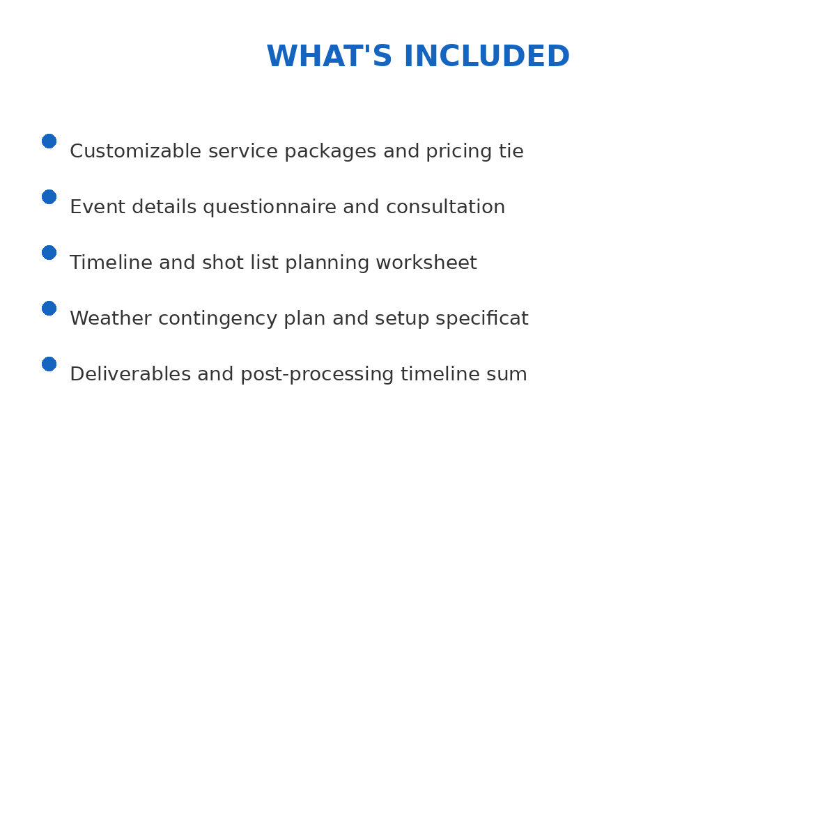 Outdoor Event Photography Package Proposal - Image 4