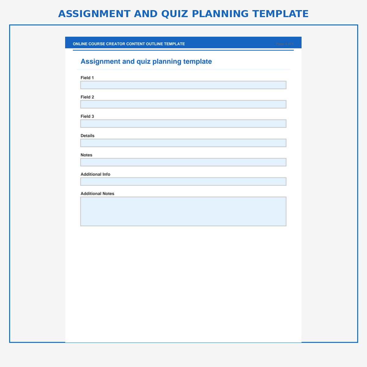 Online Course Creator Content Outline Template - Image 5