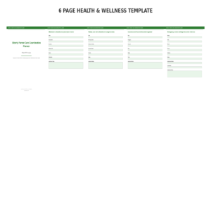 Elderly Parent Care Coordination Planner