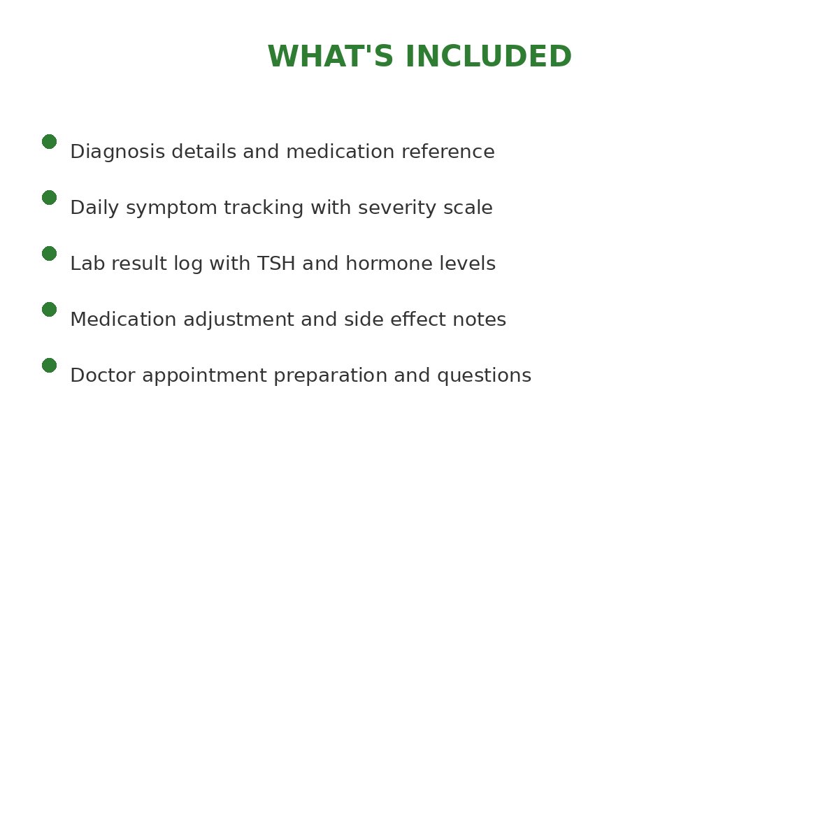 Thyroid Condition Symptom and Lab Tracker - Image 5