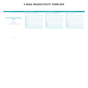 Plant Propagation Log and Progress Tracker
