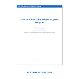 Freelance Illustration Project Proposal Template