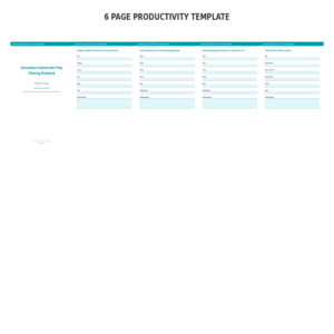 Destination Bachelorette Party Planning Workbook