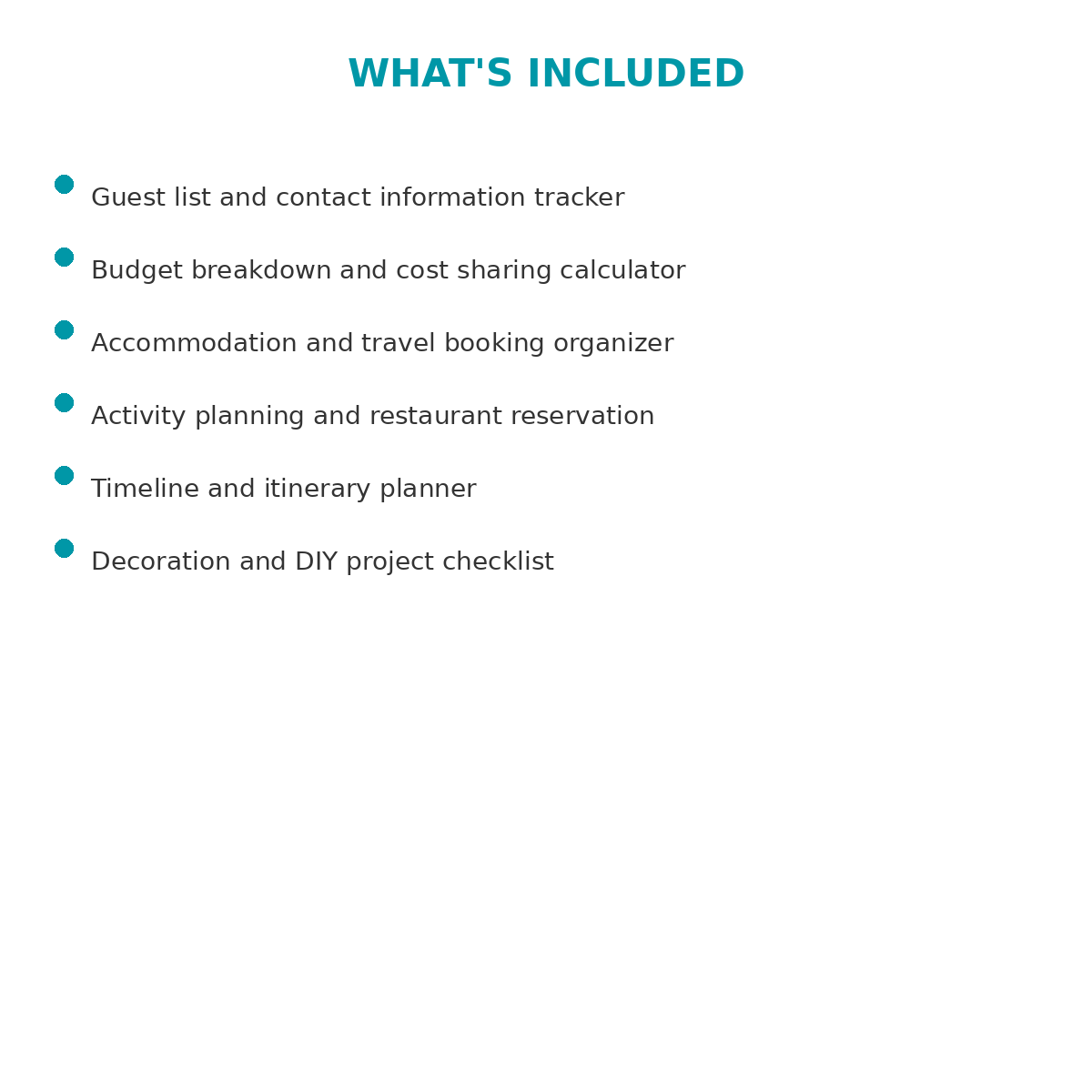 Destination Bachelorette Party Planning Workbook - Image 5