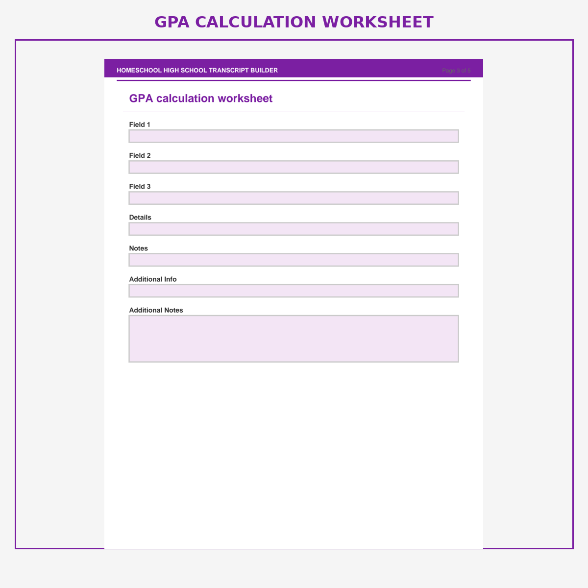 Homeschool High School Transcript Builder - Image 4