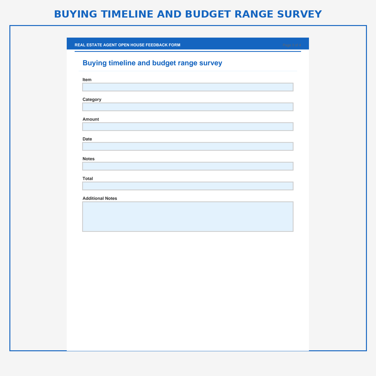 Real Estate Agent Open House Feedback Form - Image 4