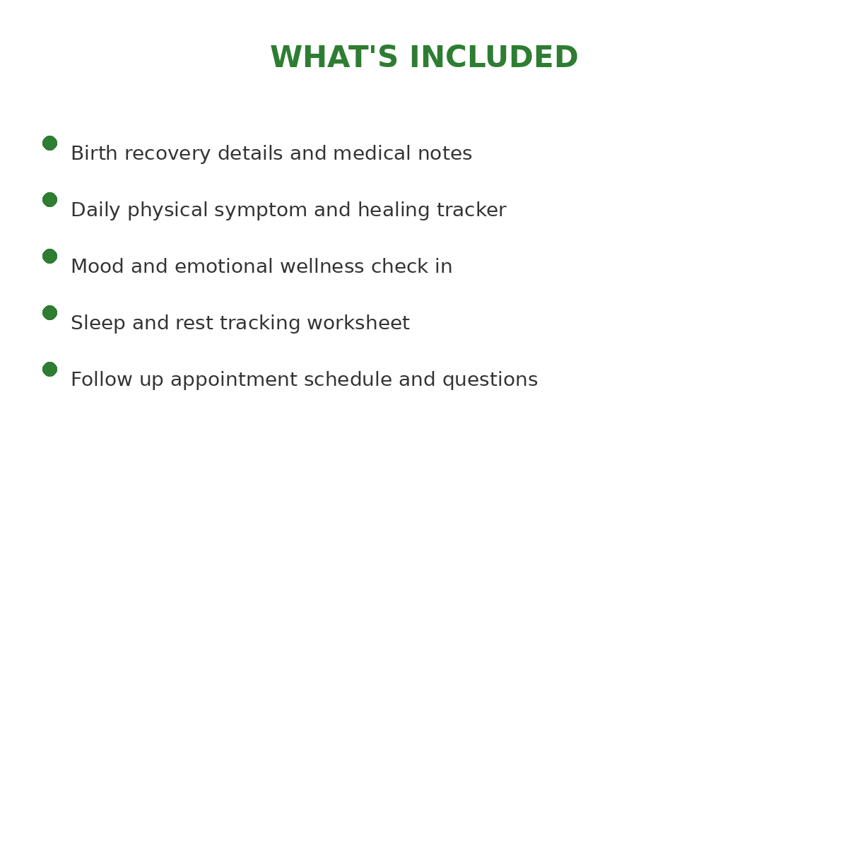 Postpartum Recovery and Wellness Tracker - Image 4