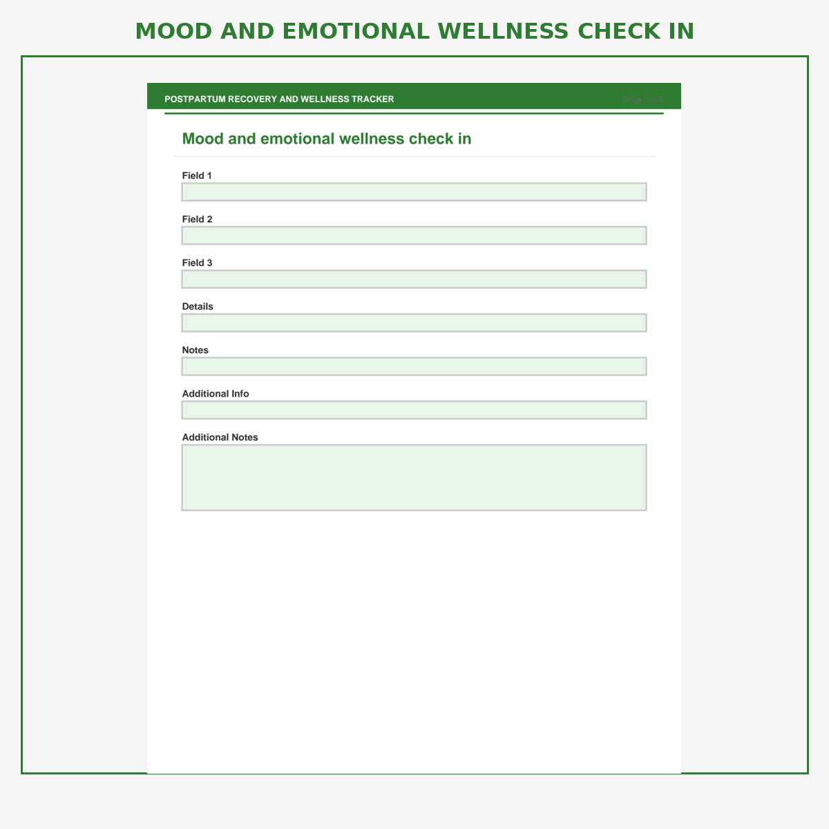 Postpartum Recovery and Wellness Tracker - Image 3