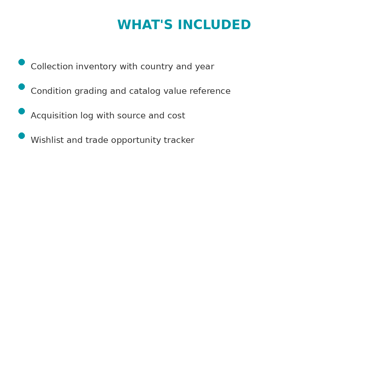 Stamp Collecting Inventory and Valuation Log - Image 5