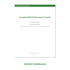 CrossFit WOD Performance Tracker