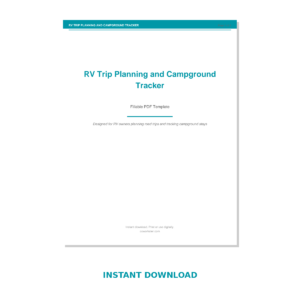 RV Trip Planning and Campground Tracker
