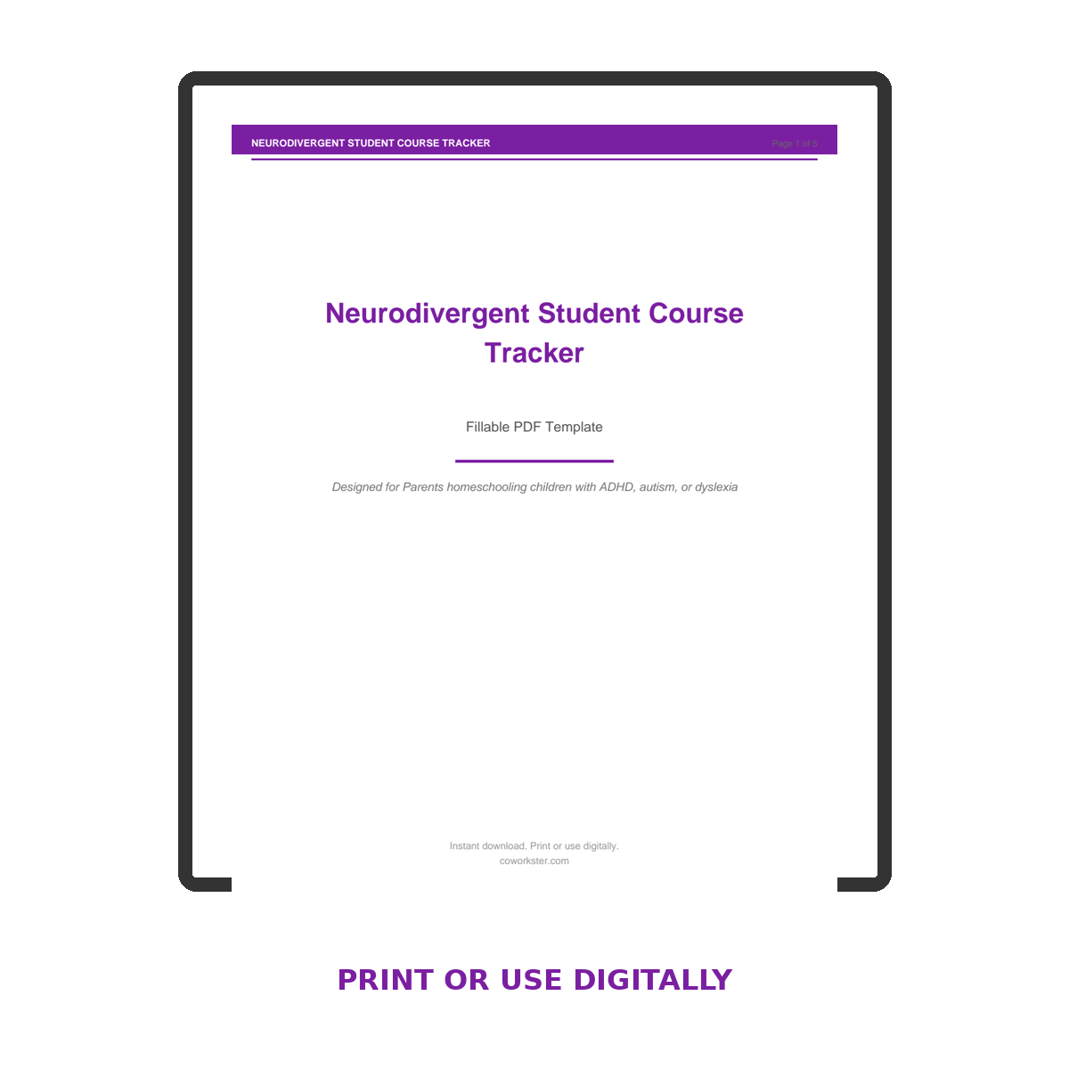 Neurodivergent Student Course Tracker - Image 6